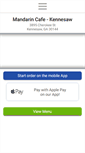 Mobile Screenshot of mandarincafekennesaw.com